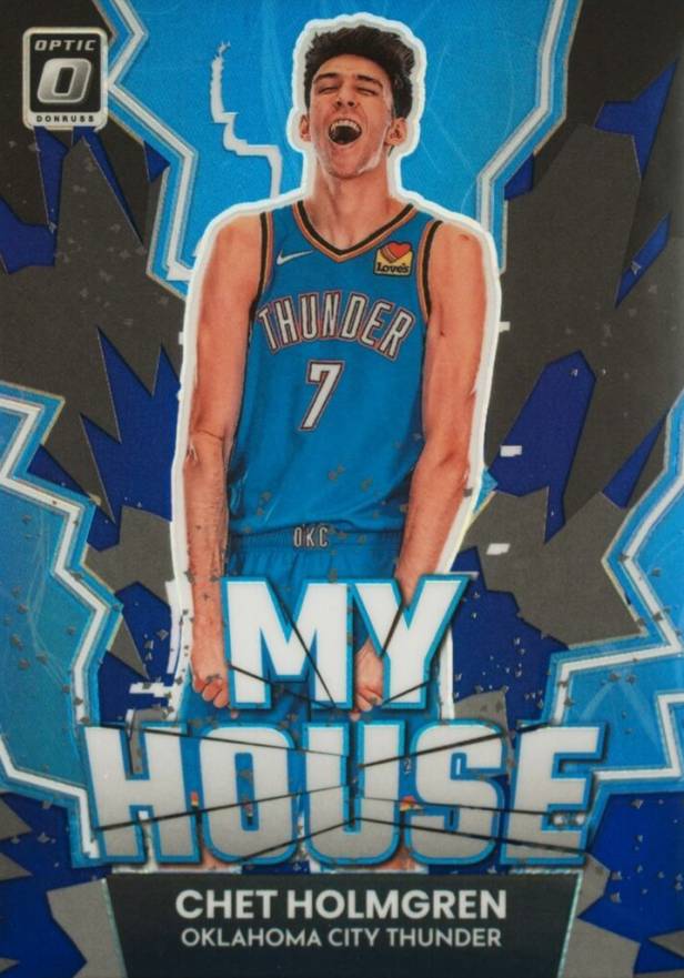 2022 Panini Donruss Optic My House Chet Holmgren #8 Basketball Card