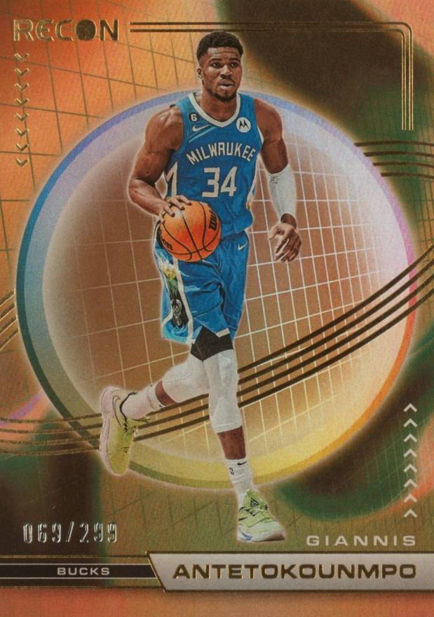 2022 Panini Recon Giannis Antetokounmpo #182 Basketball Card