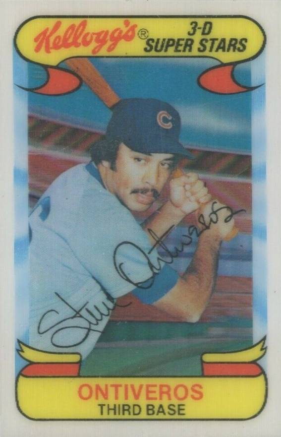 1978 Kellogg's Steve Ontiveros #44 Baseball Card