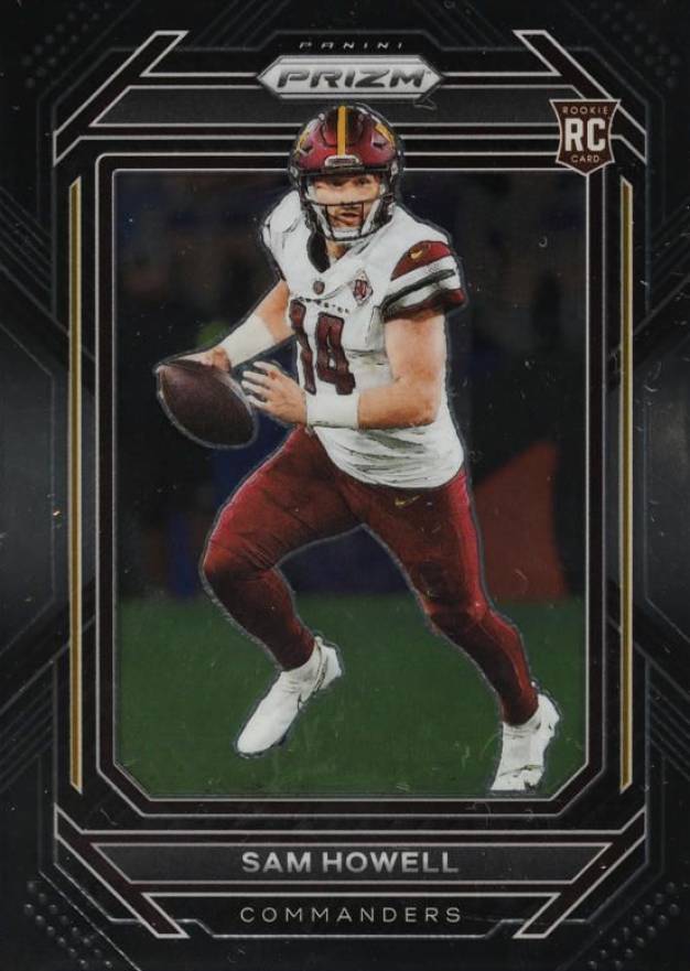 2022 Panini Chronicles Prizm Black Sam Howell #PB10 Football Card