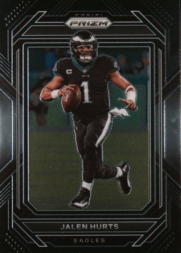 2022 Panini Chronicles Prizm Black Jalen Hurts #PB1 Football Card