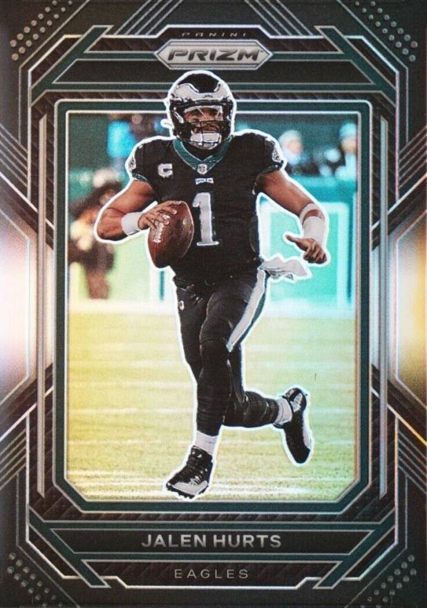 2022 Panini Chronicles Prizm Black Jalen Hurts #PB1 Football Card