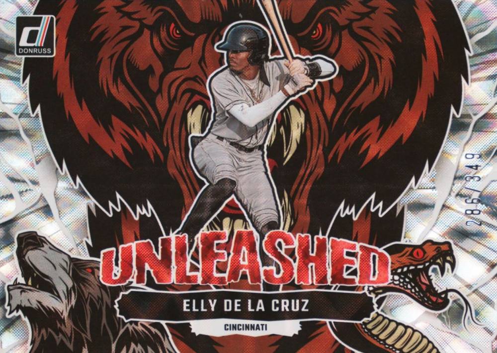 2023 Panini Donruss Unleashed Elly de La Cruz #U7 Baseball Card