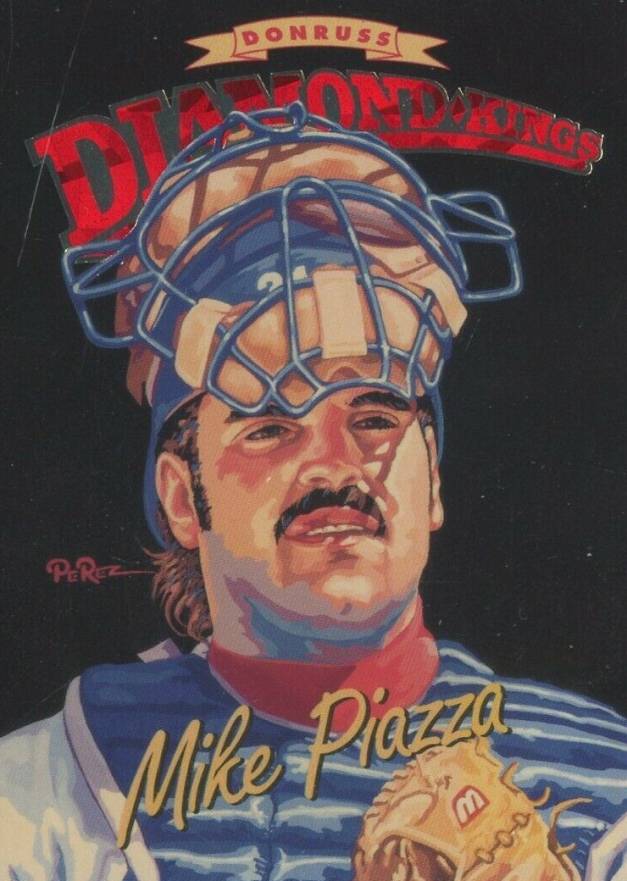 1994 Donruss Diamond Kings Mike Piazza #DK-15 Baseball Card