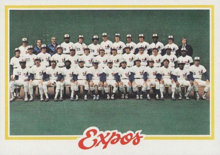 1978 Topps Montreal Expos Team #244 Baseball Card