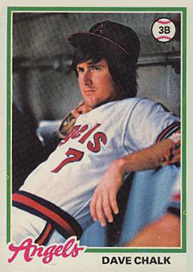 1978 Topps Dave Chalk #178 Baseball Card