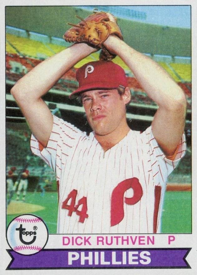 1979 Burger King Phillies Dick Ruthven #6 Baseball Card