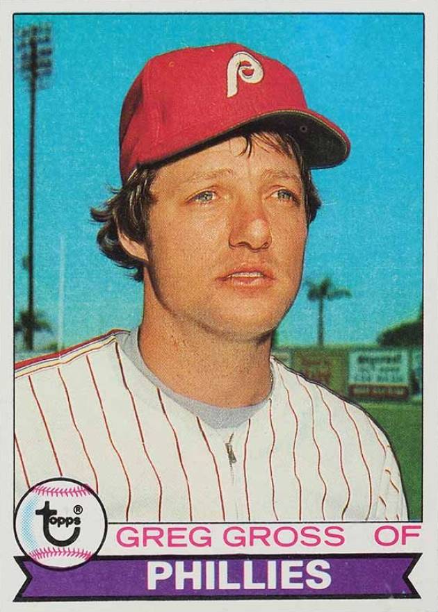 1979 Burger King Phillies Greg Gross #22 Baseball Card