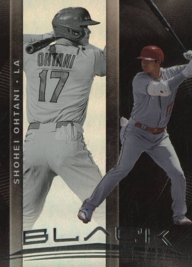 2021 Panini Chronicles Black Shohei Ohtani #10 Baseball Card