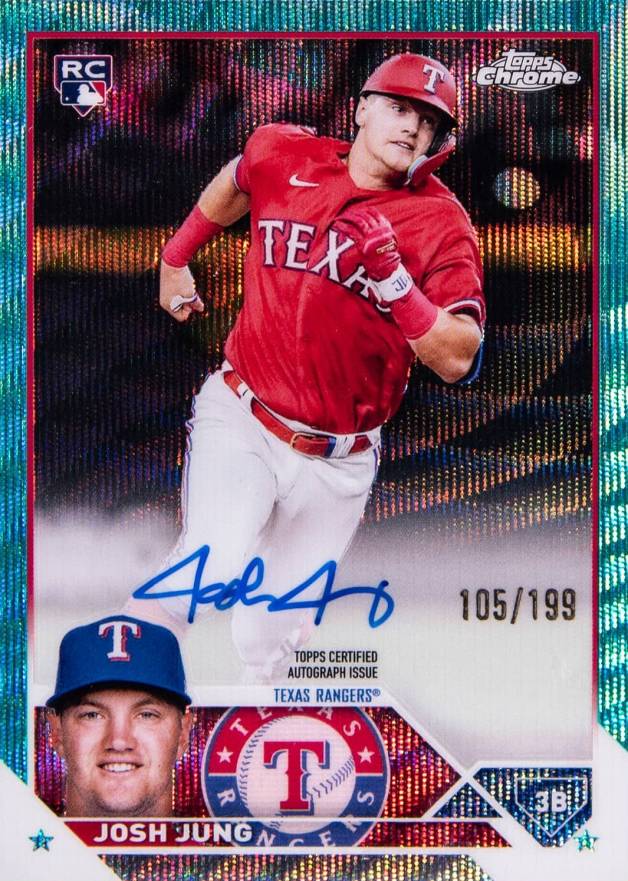 2023 Topps Chrome Rookie Autograph Josh Jung #RAJJ Baseball Card