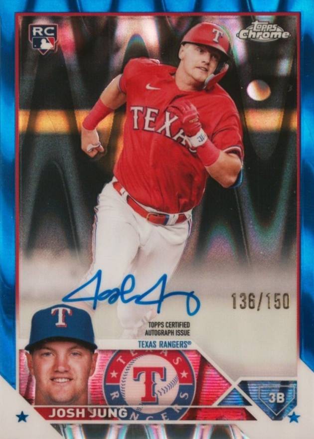 2023 Topps Chrome Rookie Autograph Josh Jung #RAJJ Baseball Card