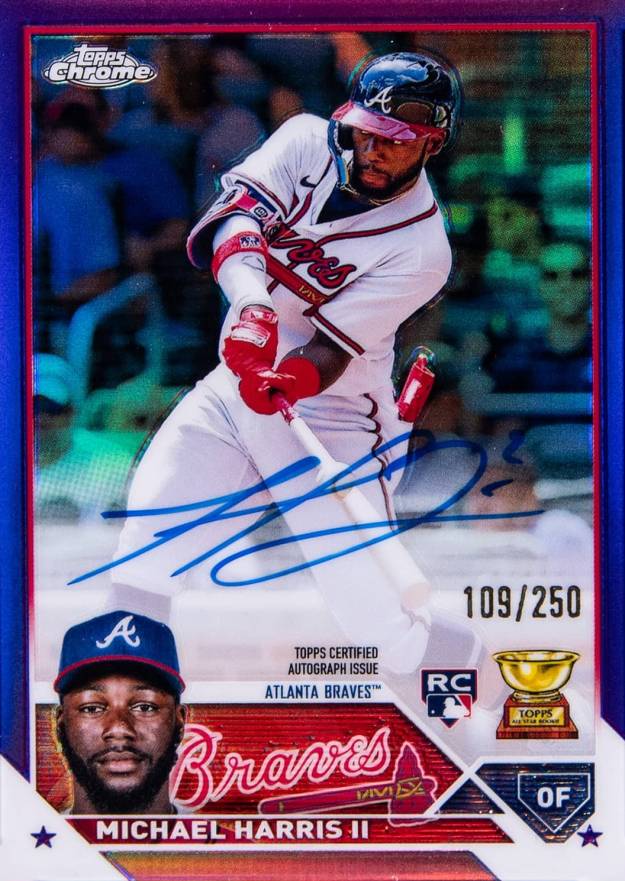 2023 Topps Chrome Rookie Autograph Michael Harris II #RAMH Baseball Card