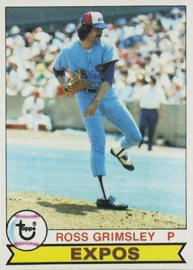 1979 Topps Ross Grimsley #15 Baseball Card