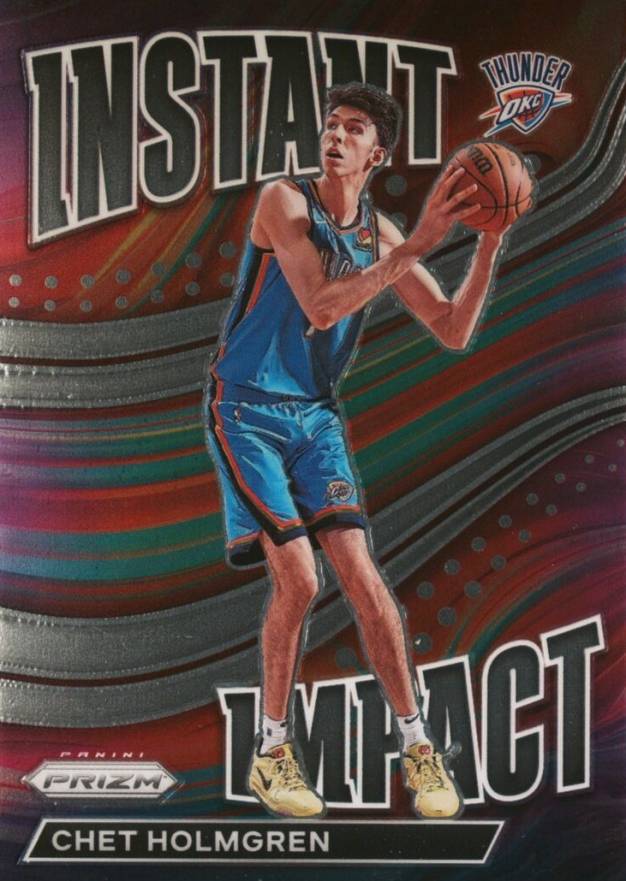 2022 Panini Prizm Instant Impact Chet Holmgren #2 Basketball Card