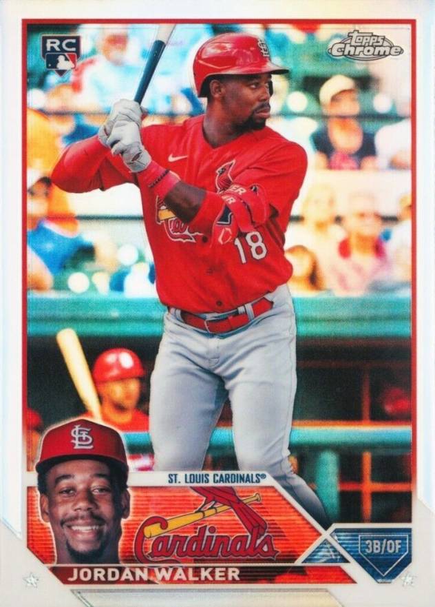 2023 Topps Chrome Jordan Walker #209 Baseball Card