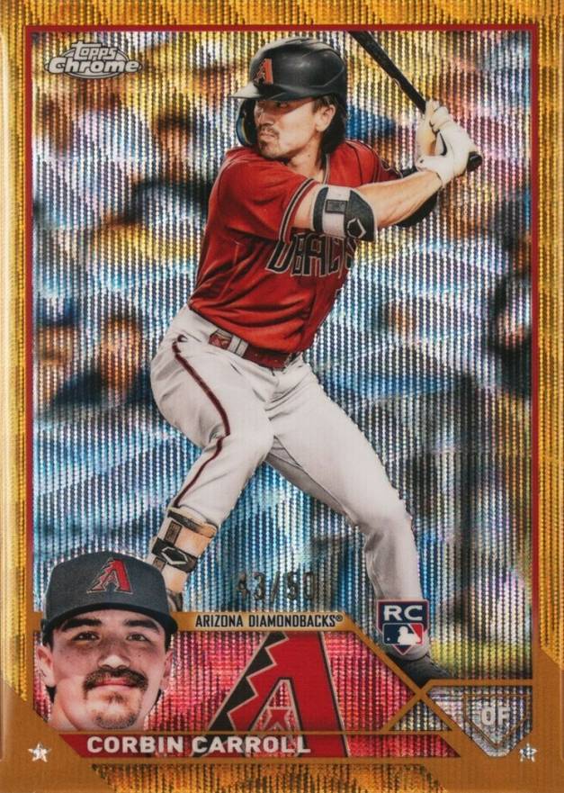 2023 Topps Chrome Corbin Carroll #95 Baseball Card