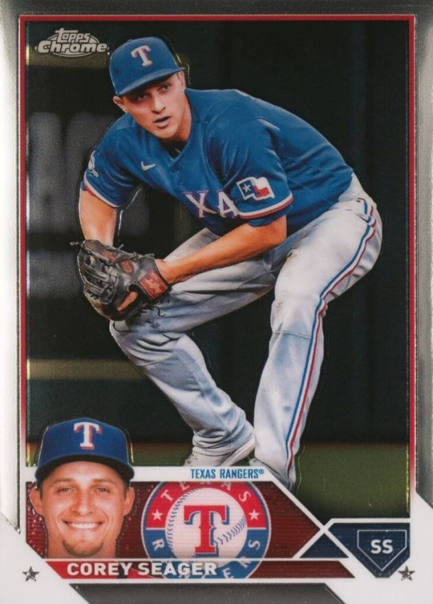 2023 Topps Chrome Corey Seager #45 Baseball Card