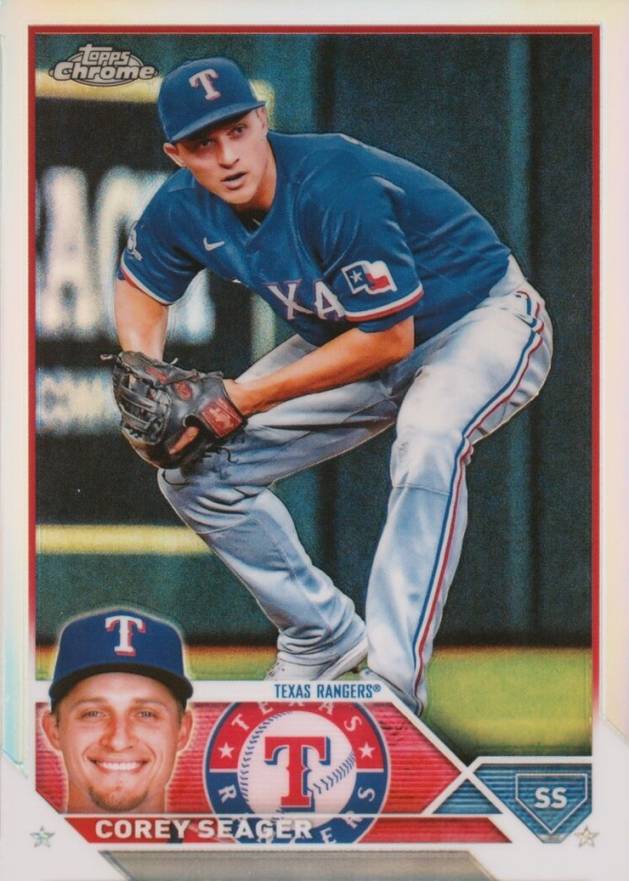 2023 Topps Chrome Corey Seager #45 Baseball Card