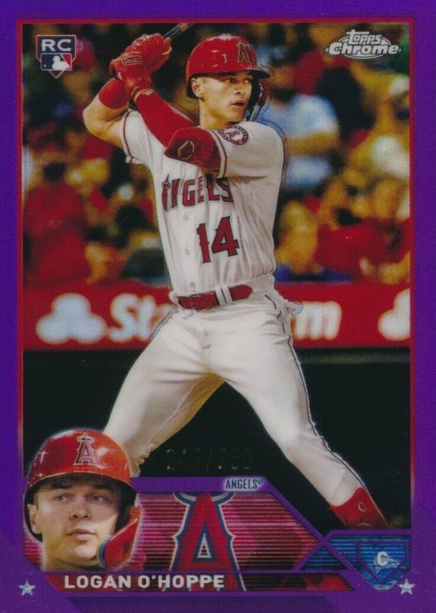 2023 Topps Chrome Logan O'Hoppe #188 Baseball Card