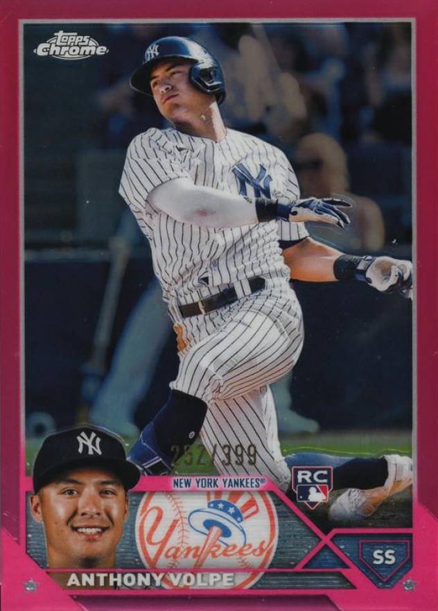 2023 Topps Chrome Anthony Volpe #4 Baseball Card