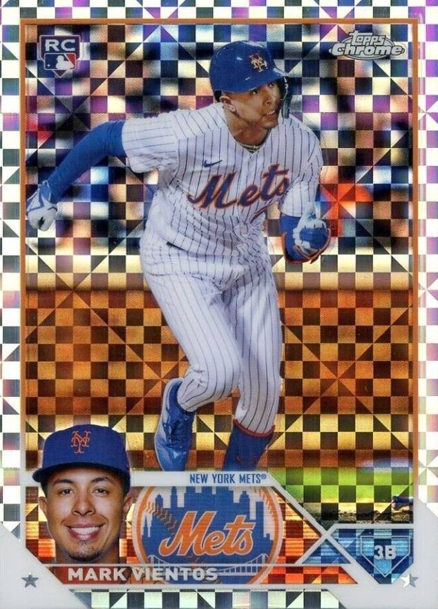 2023 Topps Chrome Mark Vientos #8 Baseball Card