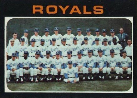 1971 Topps Kansas City Royals Team #742 Baseball Card