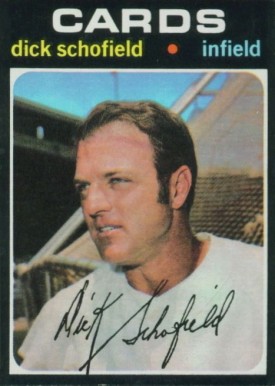 1971 Topps Dick Schofield #396 Baseball Card