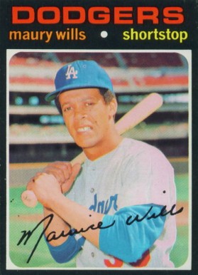 1971 Topps Maury Wills #385 Baseball Card