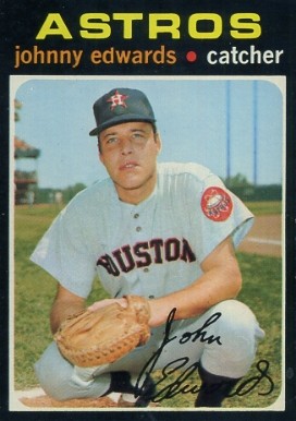 1971 Topps Johnny Edwards #44 Baseball Card