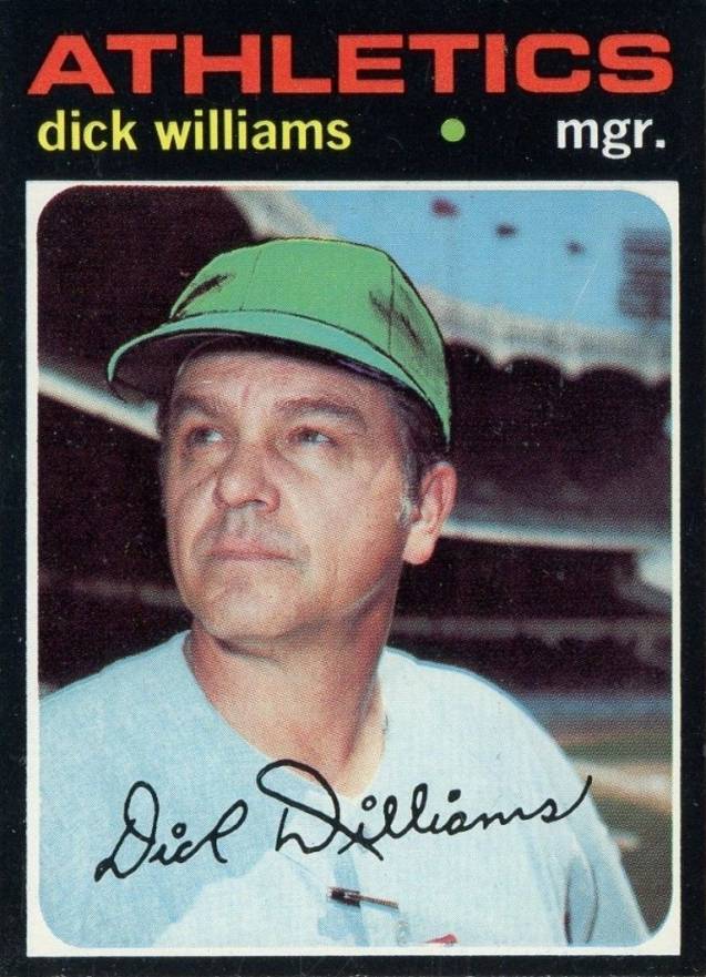 1971 Topps Dick Williams #714 Baseball Card