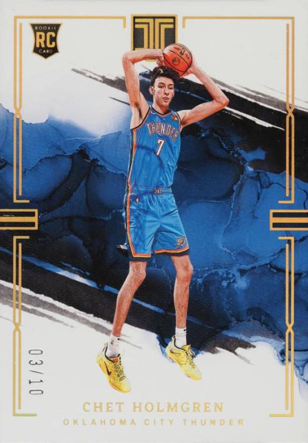 2022 Panini Impeccable Chet Holmgren #85 Basketball Card