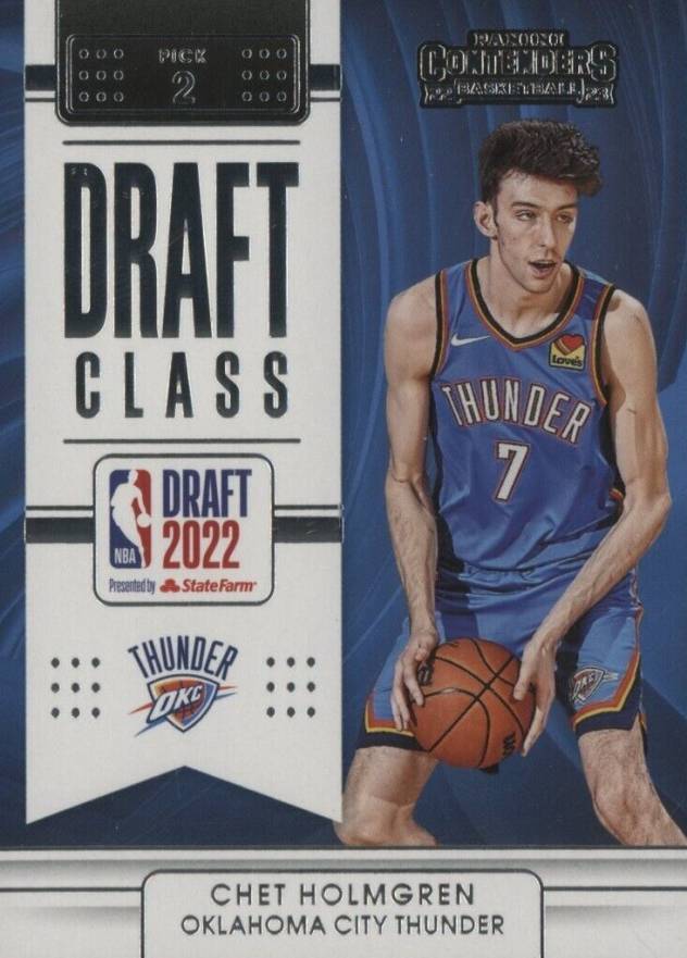 2022 Panini Contenders 2022 Draft Class Contenders Chet Holmgren #23 Basketball Card