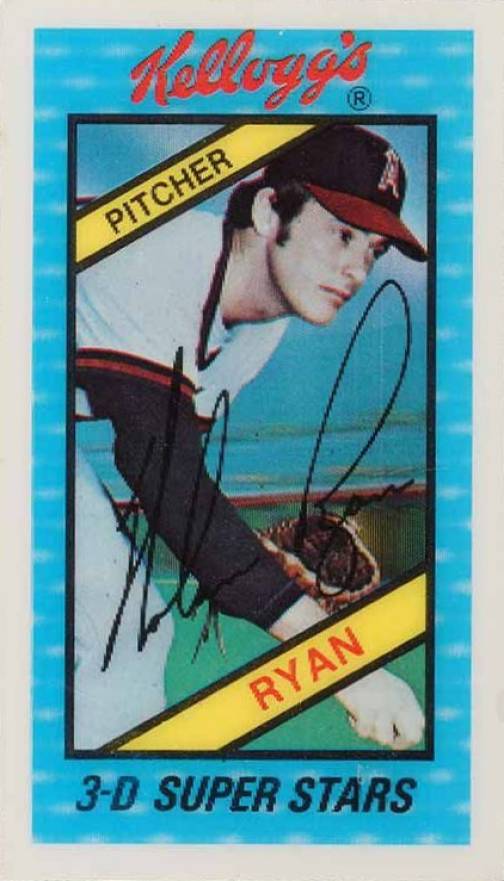 1980 Kellogg's Nolan Ryan #20 Baseball Card