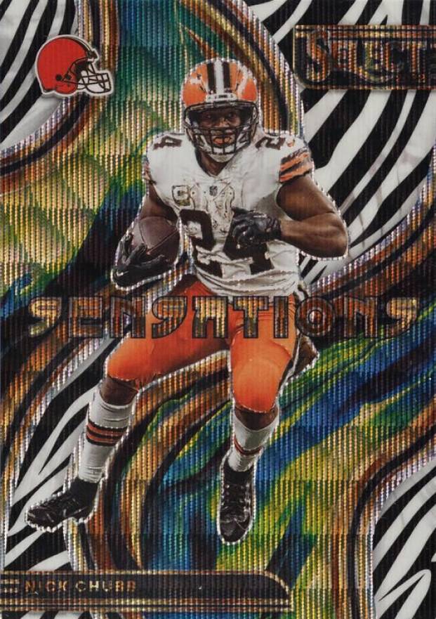 2022 Panini Select Sensations Nick Chubb #SEN11 Football Card