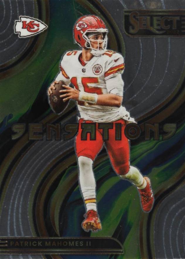 2022 Panini Select Sensations Patrick Mahomes II #SEN3 Football Card