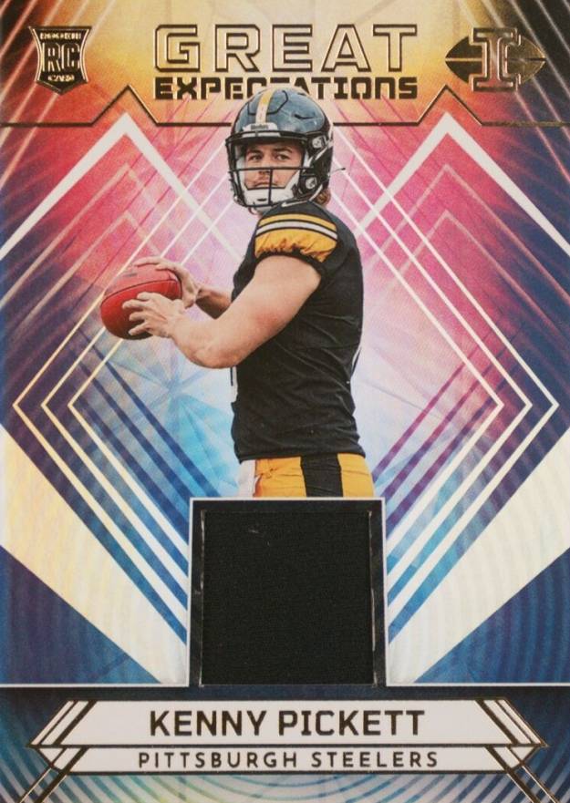 2022 Panini Illusions Great Expectations Kenny Pickett #KP Football Card