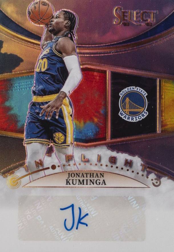 2022 Panini Select in Flight Signatures Jonathan Kuminga #IFSJKM Basketball Card