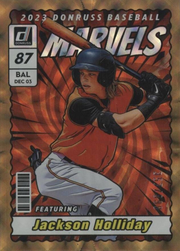 2023 Panini Donruss Marvels Jackson Holliday #M3 Baseball Card