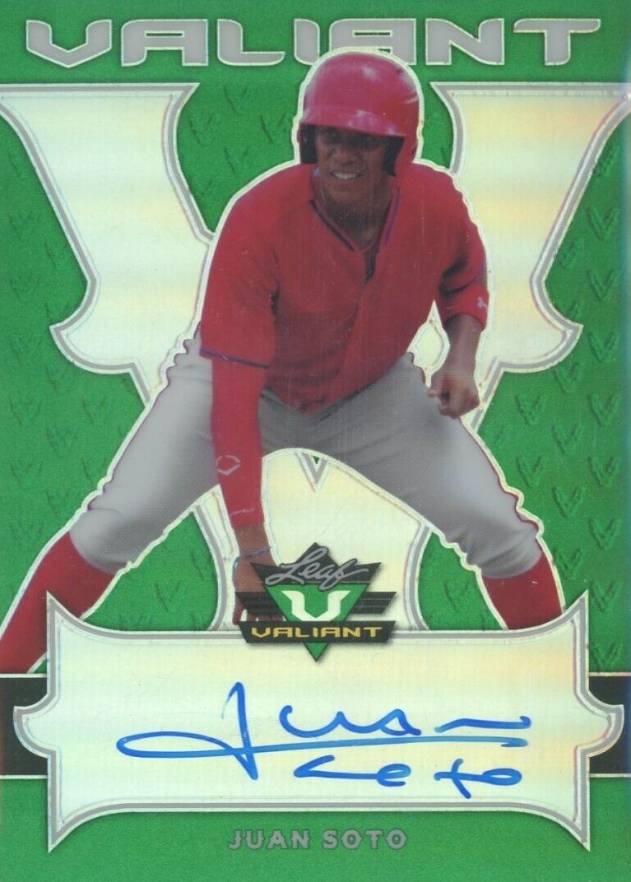 2018 Leaf Valiant  Juan Soto #BA-JS2 Baseball Card