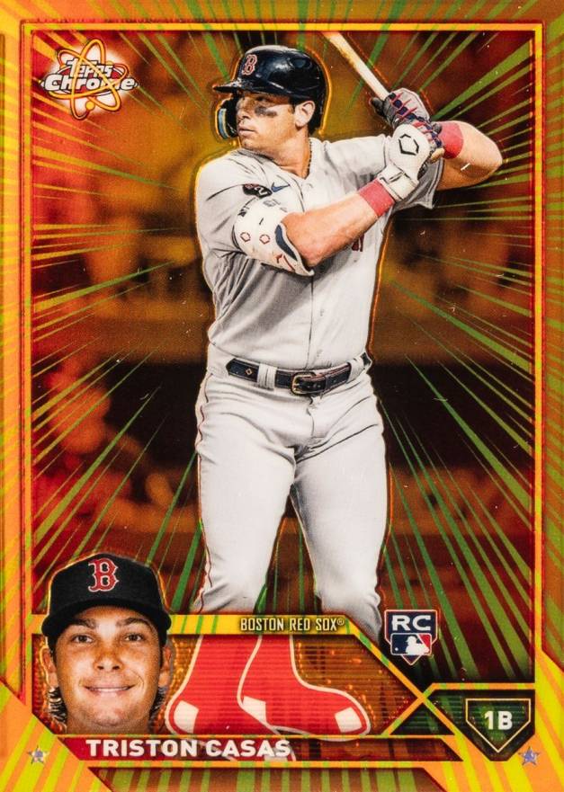 2023 Topps Chrome Radiating Rookies Triston Casas #RR11 Baseball Card