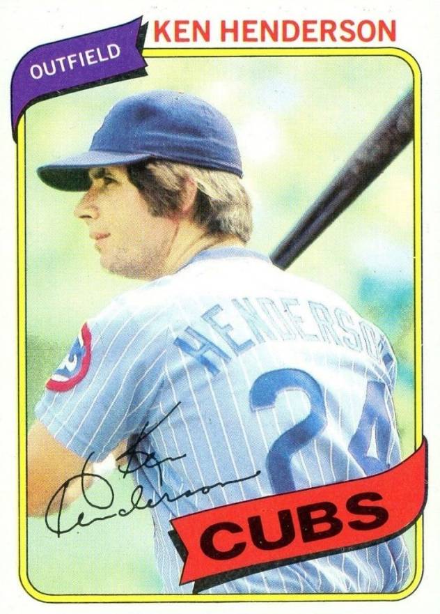 1980 Topps Ken Henderson #523 Baseball Card