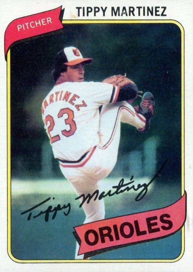 1980 Topps Tippy Martinez #706 Baseball Card