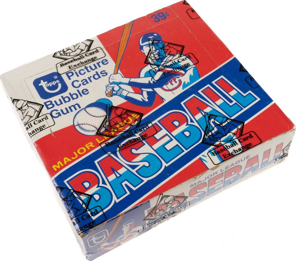 1980 Topps Cello Pack Box #CPB Baseball Card