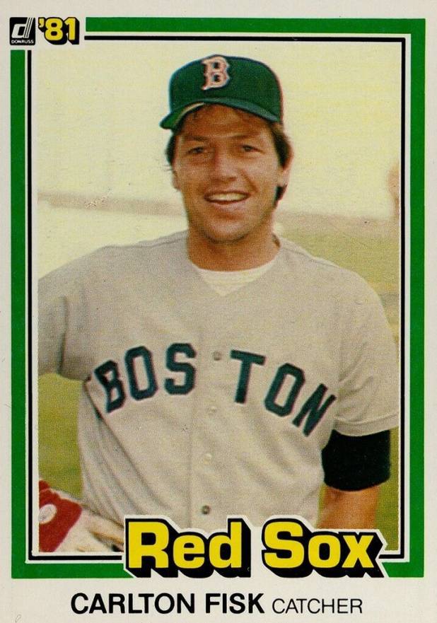 1981 Donruss Carlton Fisk #335 Baseball Card