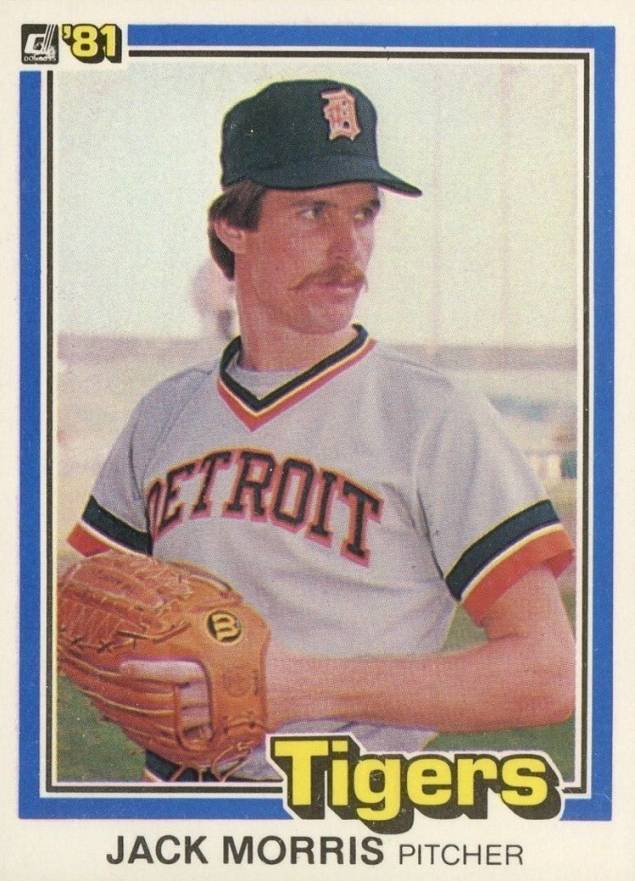 1981 Donruss Jack Morris #127 Baseball Card