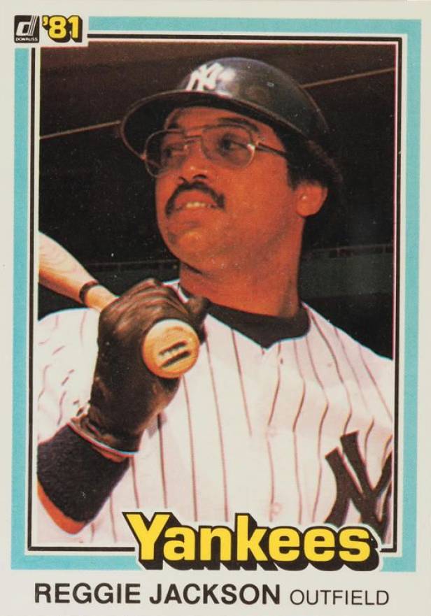 1981 Donruss Reggie Jackson #228 Baseball Card