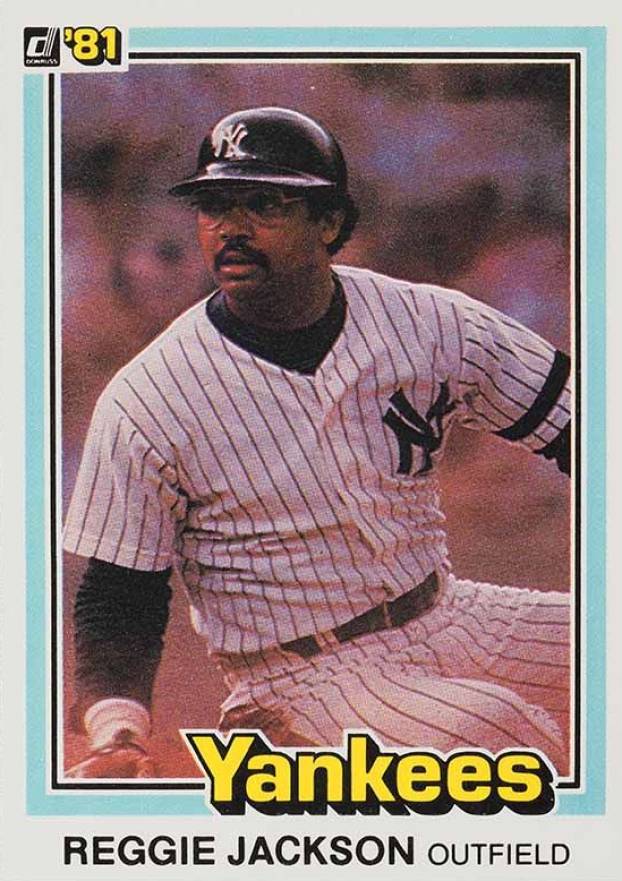 1981 Donruss Reggie Jackson #468 Baseball Card