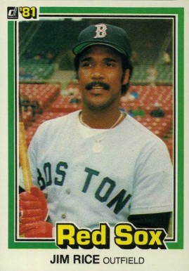 1981 Donruss Jim Rice #338 Baseball Card