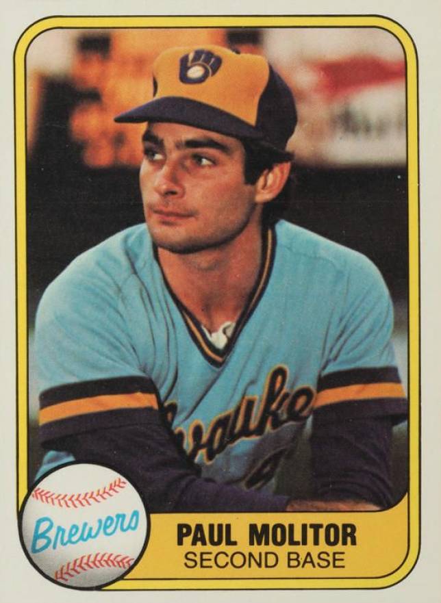 1981 Fleer Paul Molitor #515 Baseball Card