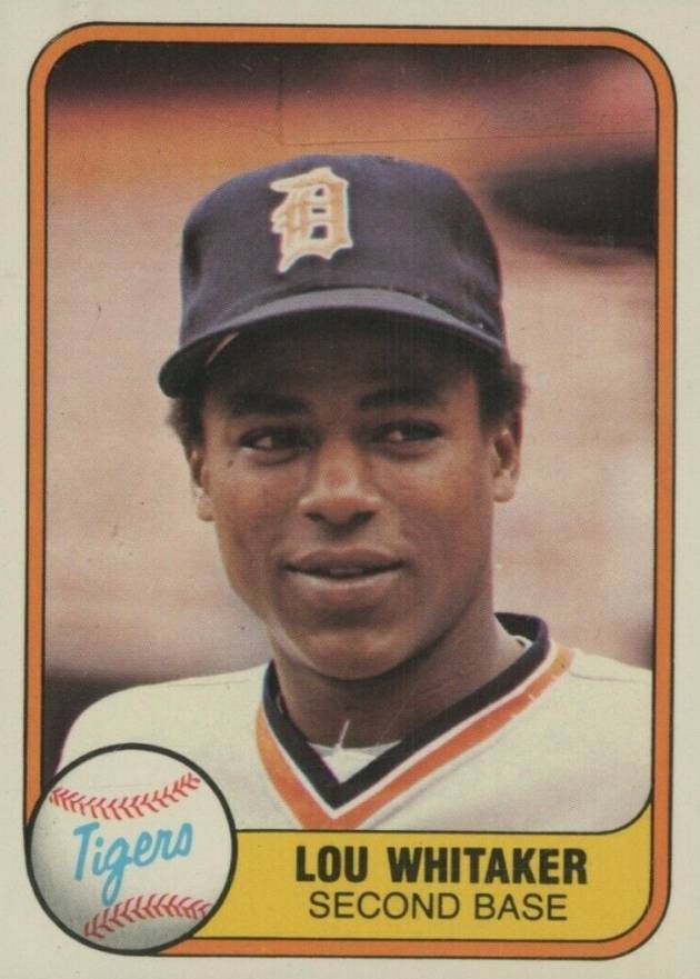 1981 Fleer Lou Whitaker #463 Baseball Card